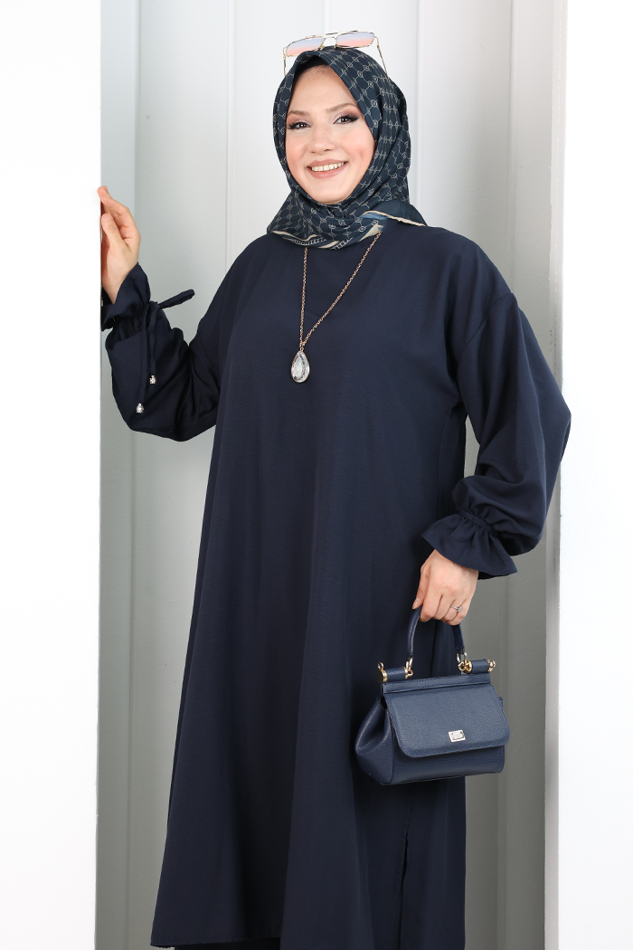 İkili Pantolonlu Takım 8029 Lacivert - 5