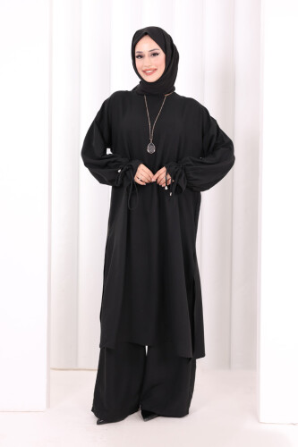 İkili Pantolonlu Takım 8029 Siyah - 2