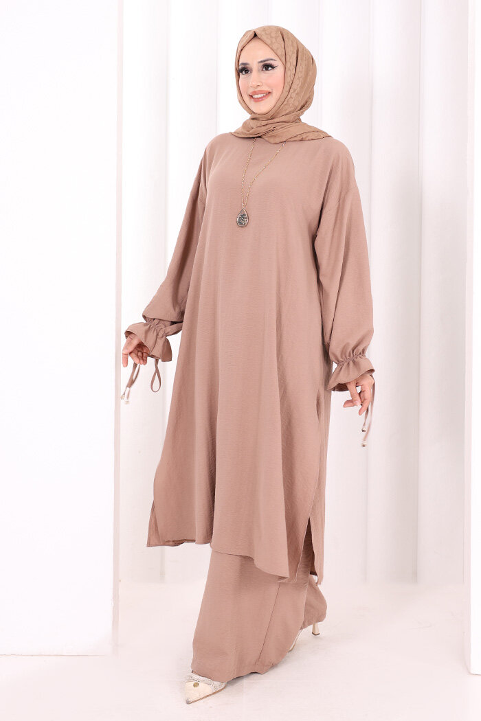 İkili Pantolonlu Takım 8029 Somon - 3