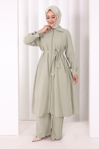 Kap Pantolonlu Takım 7074 Çağla Yeşili