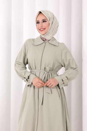 Kap Pantolonlu Takım 7074 Çağla Yeşili - 5