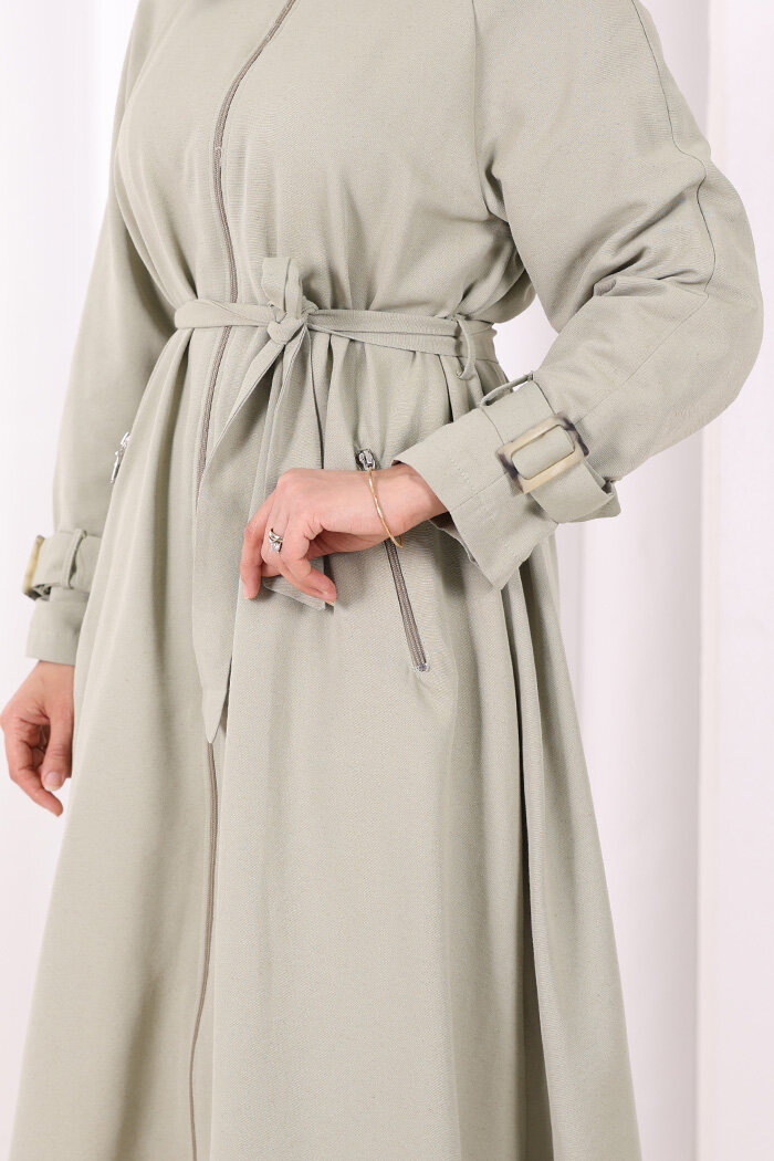 Kap Pantolonlu Takım 7074 Çağla Yeşili - 6