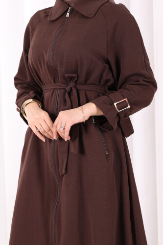 Kap Pantolonlu Takım 7074 Kahverengi - 6