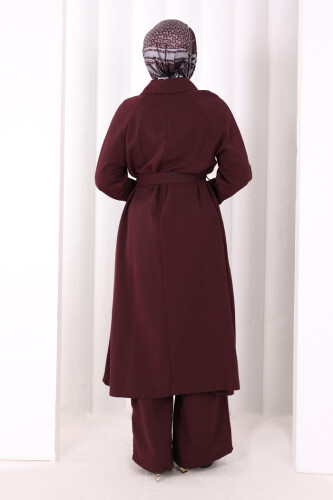 Kap Pantolonlu Takım 7074 Mürdüm - 4