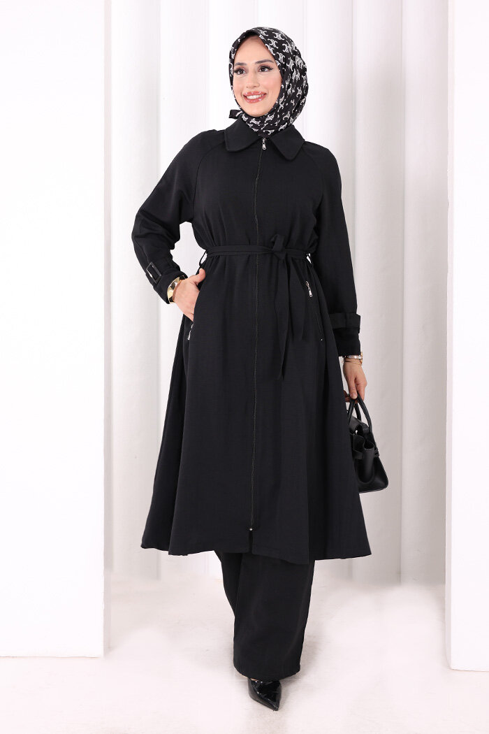 Kap Pantolonlu Takım 7074 Siyah - 1