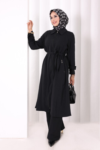 Kap Pantolonlu Takım 7074 Siyah - 2