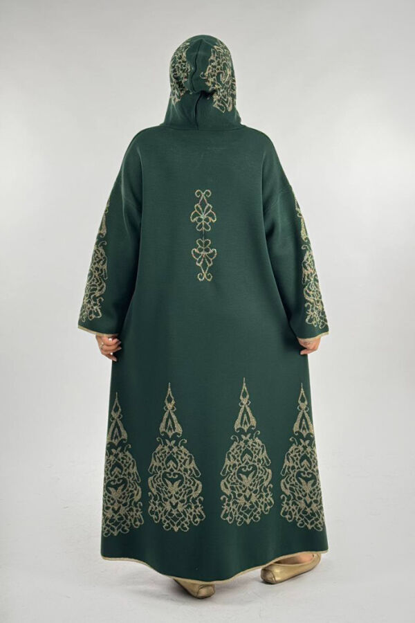 KAPŞONLU SİMLİ HIRKA 18307 Zümrüt - 2