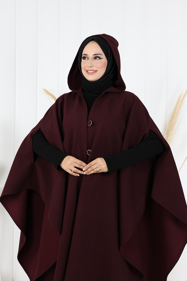 Kaşe Panço 70037 Bordo - 6
