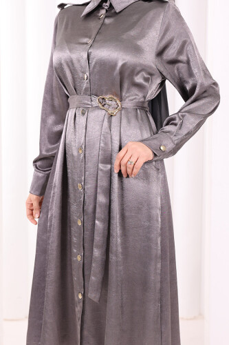 Kemerli İkili Takım 8024 Gri - 6