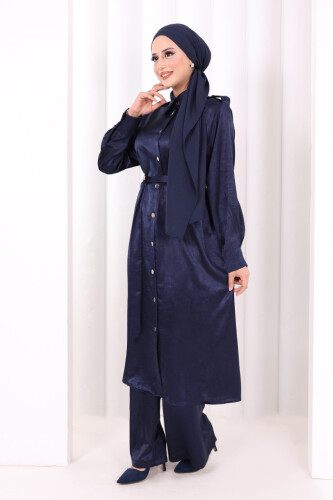 Kemerli İkili Takım 8024 Lacivert - 3