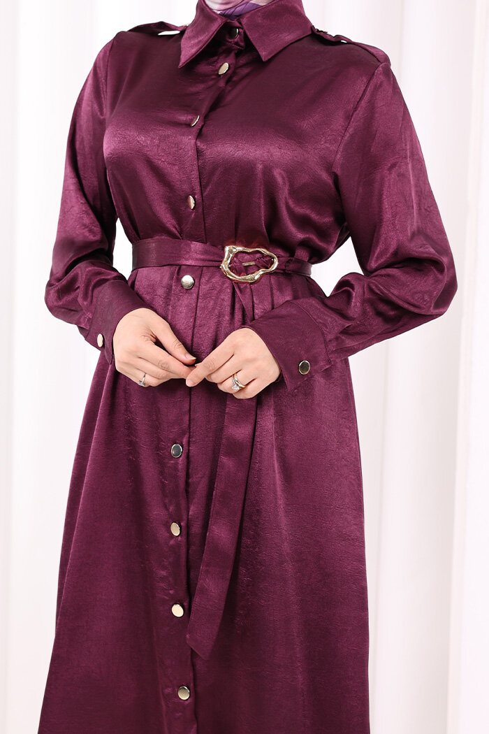 Kemerli İkili Takım 8024 Mürdüm - 6