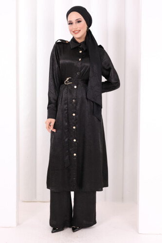 Kemerli İkili Takım 8024 Siyah - 2