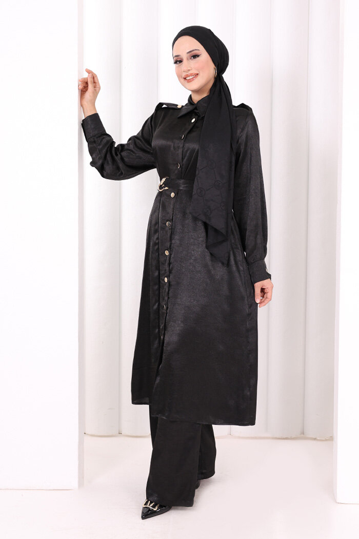 Kemerli İkili Takım 8024 Siyah - 3