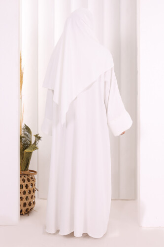 Keten Takım Şal Hediyelidir 7067 Ekru - 5