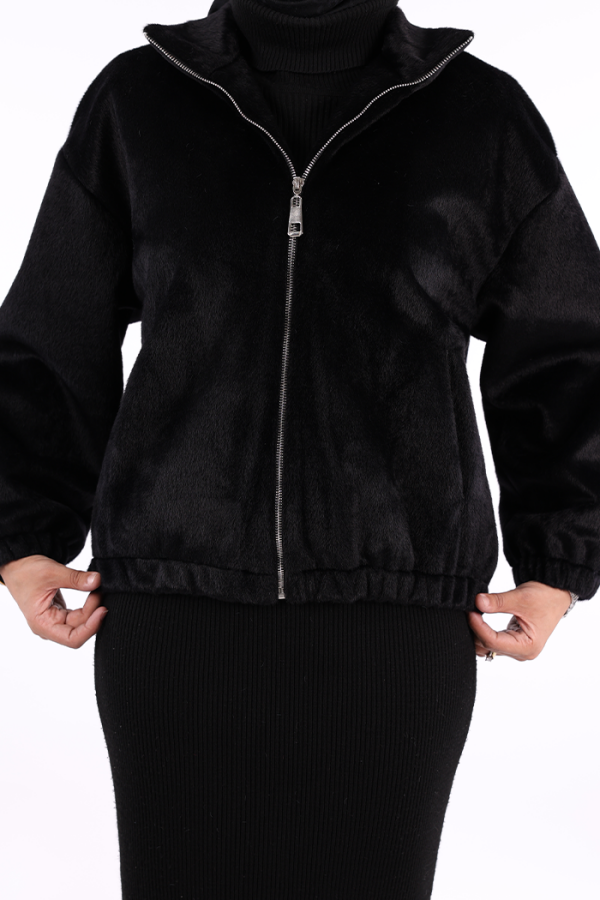 Kısa Angora Mont 70028 Siyah - 7