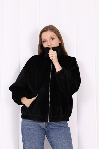 Kısa Angora Mont 70028 Siyah - 6