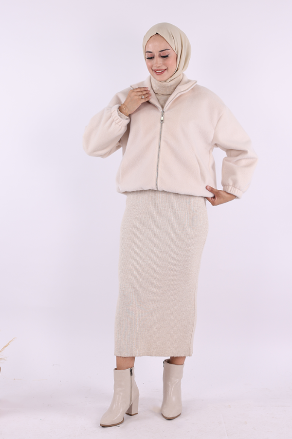 Kısa Angora Mont 70028 Taş - 1