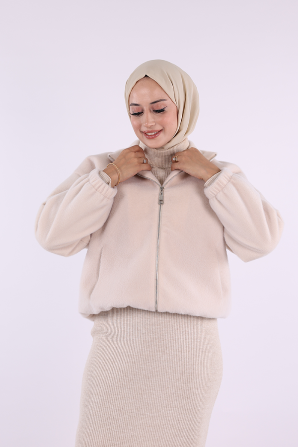 Kısa Angora Mont 70028 Taş - 5