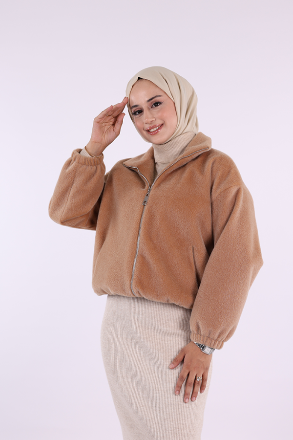 Kısa Angora Mont 70028 Vizon - 5