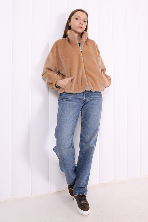 Kısa Angora Mont 70028 Vizon - 2