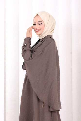 Kloş Etek Tunik Takım 8028 Duman - 5