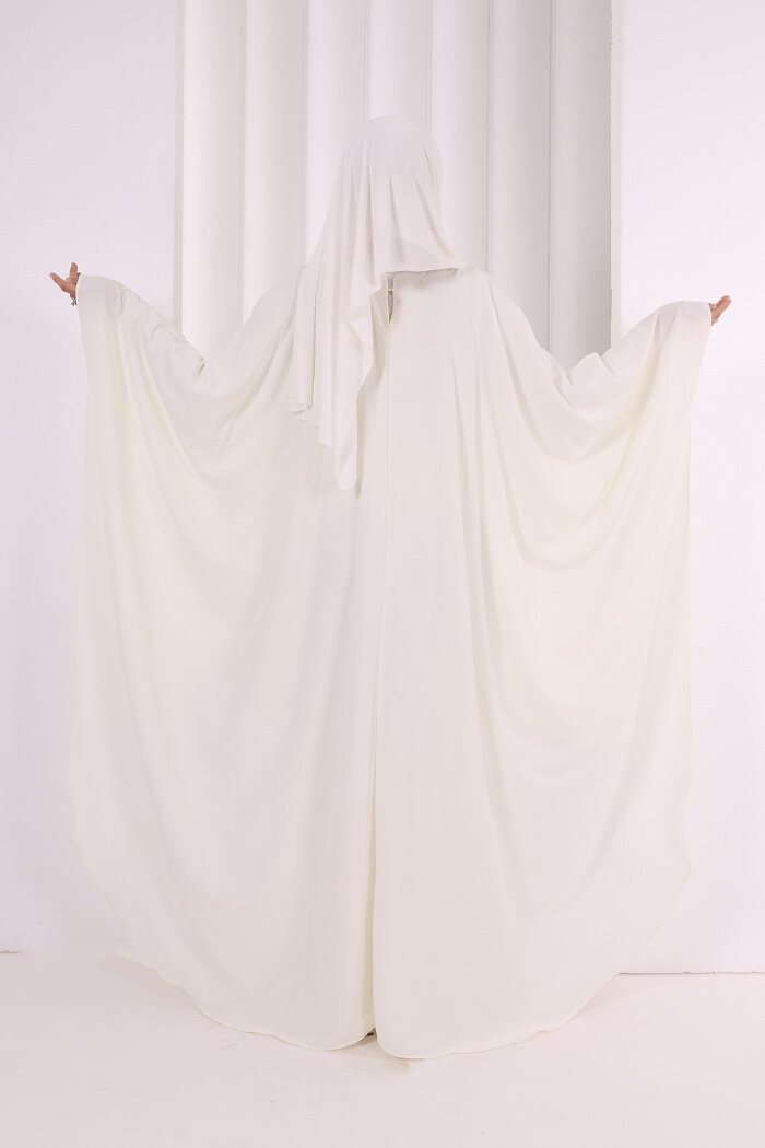 Kolyeli Tunik Pantolon Takım 8026 Ekru - 5