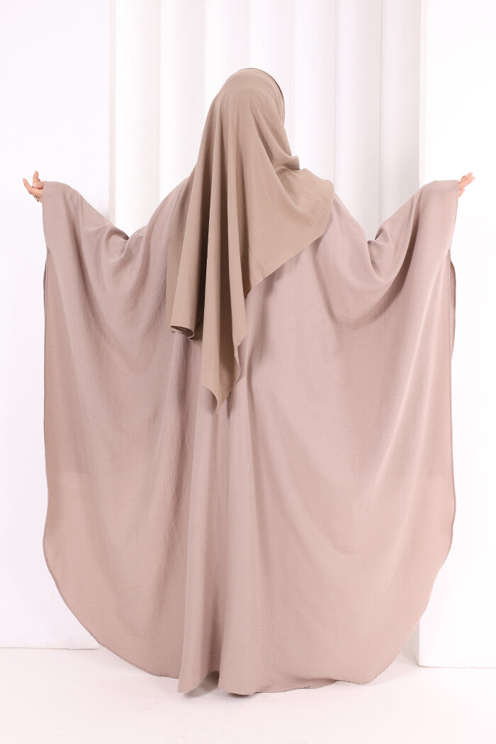 Kolyeli Tunik Pantolon Takım 8026 Vizon - 4