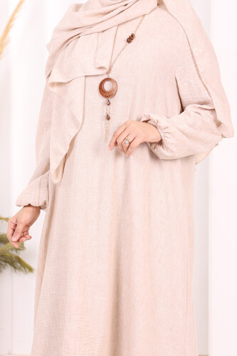 Kolyeli Tunik Pantolon Takım ŞAL HEDİYE! 8020 Taş - 6