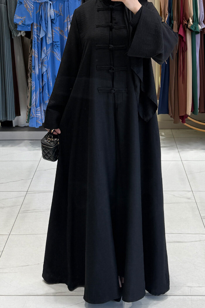 Önden Bağlamalı Tunik Üçlü Takım 7080 Siyah - 3