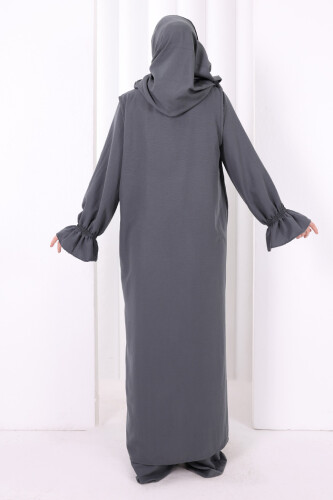 Önden Bağlamalı Üçlü Takım 8038 Füme - 4