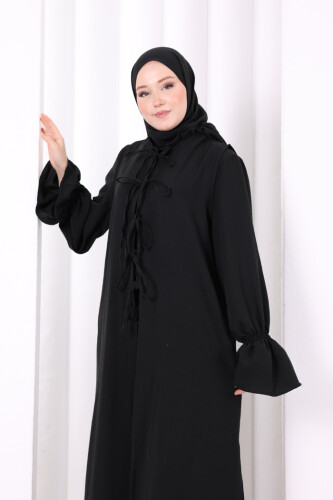 Önden Bağlamalı Üçlü Takım 8038 Siyah - 6