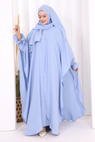 Pançolu Elbise Takım 8002 Bebe Mavisi - 2
