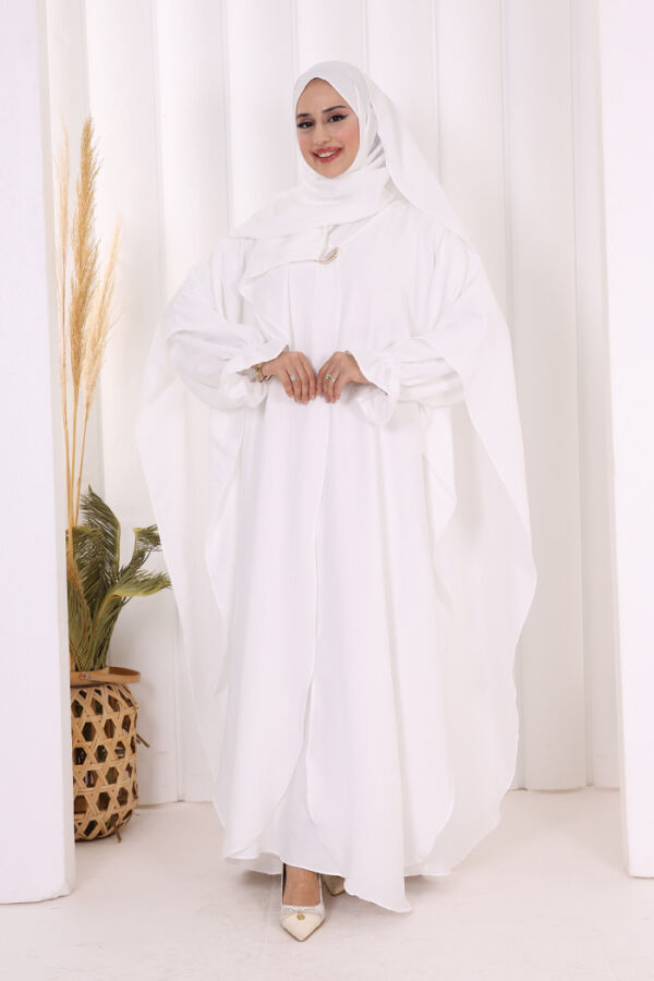 Pançolu Elbise Takım 8002 Ekru - 2