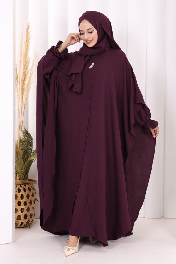 Pançolu Elbise Takım 8002 Mürdüm - 2