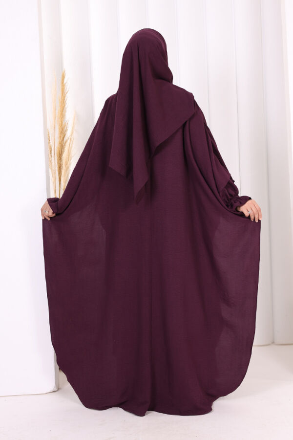 Pançolu Elbise Takım 8002 Mürdüm - 5