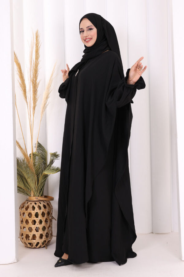 Pançolu Elbise Takım 8002 Siyah - 3