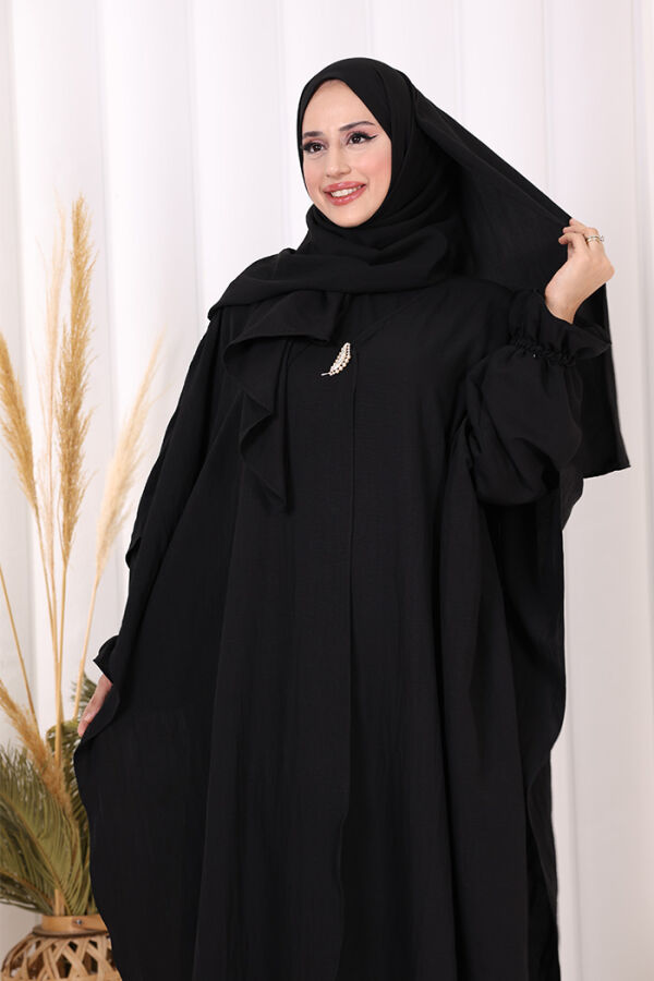 Pançolu Elbise Takım 8002 Siyah - 5