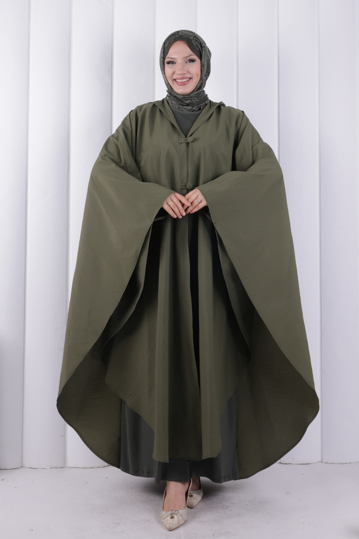 Paraşüt Kumaş Panço 1216 Haki - 1