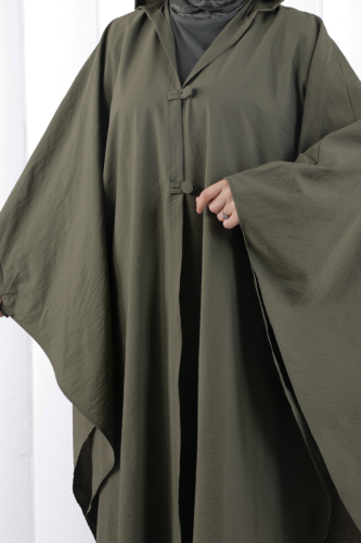 Paraşüt Kumaş Panço 1216 Haki - 5