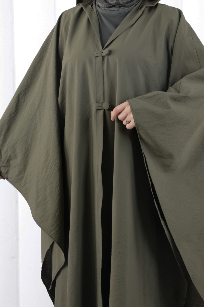Paraşüt Kumaş Panço 1216 Haki - 5