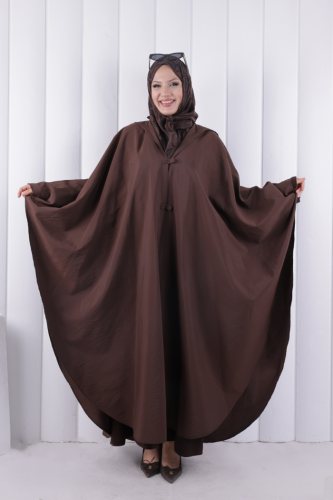 Paraşüt Kumaş Panço 1216 Kahverengi