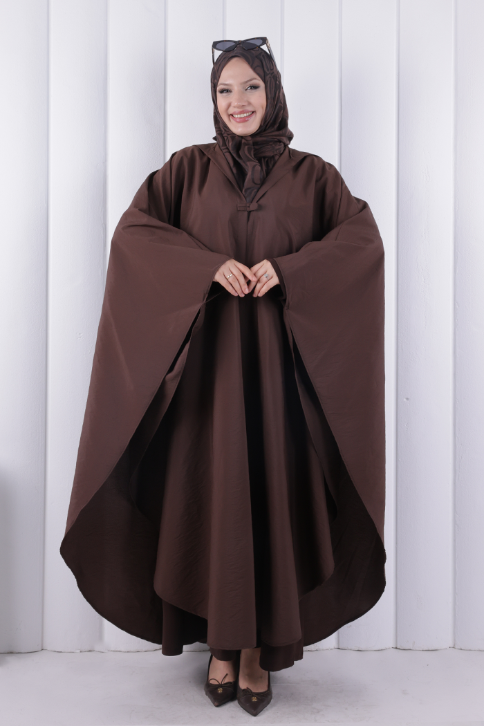 Paraşüt Kumaş Panço 1216 Kahverengi - 2