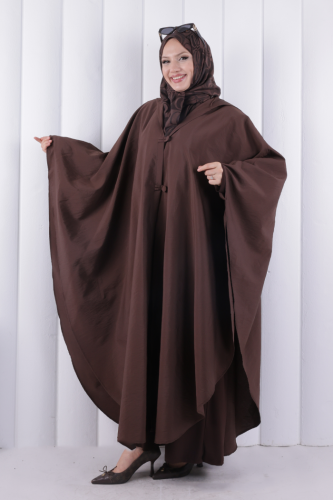 Paraşüt Kumaş Panço 1216 Kahverengi - 3