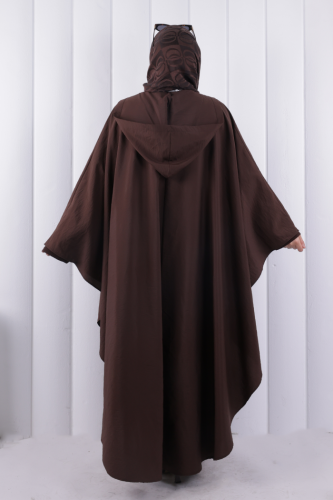 Paraşüt Kumaş Panço 1216 Kahverengi - 4