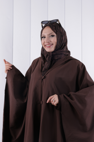 Paraşüt Kumaş Panço 1216 Kahverengi - 5