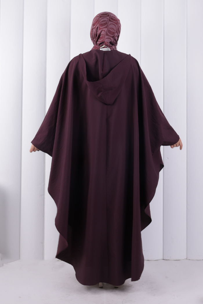 Paraşüt Kumaş Panço 1216 Mürdüm - 4