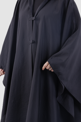 Paraşüt Kumaş Panço 1216 Siyah - 4