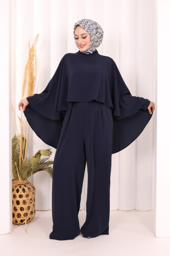 Pelerinli Tulum 8022 Lacivert