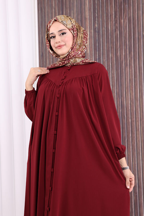 Robalı Britli Ferace 6022 Bordo - 5