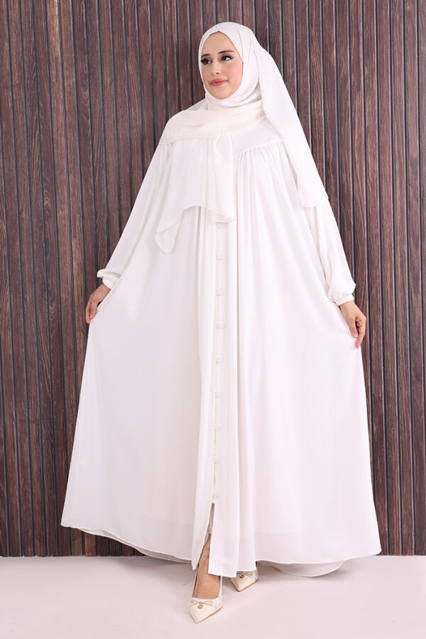 Robalı Britli Ferace 6022 Ekru - 1